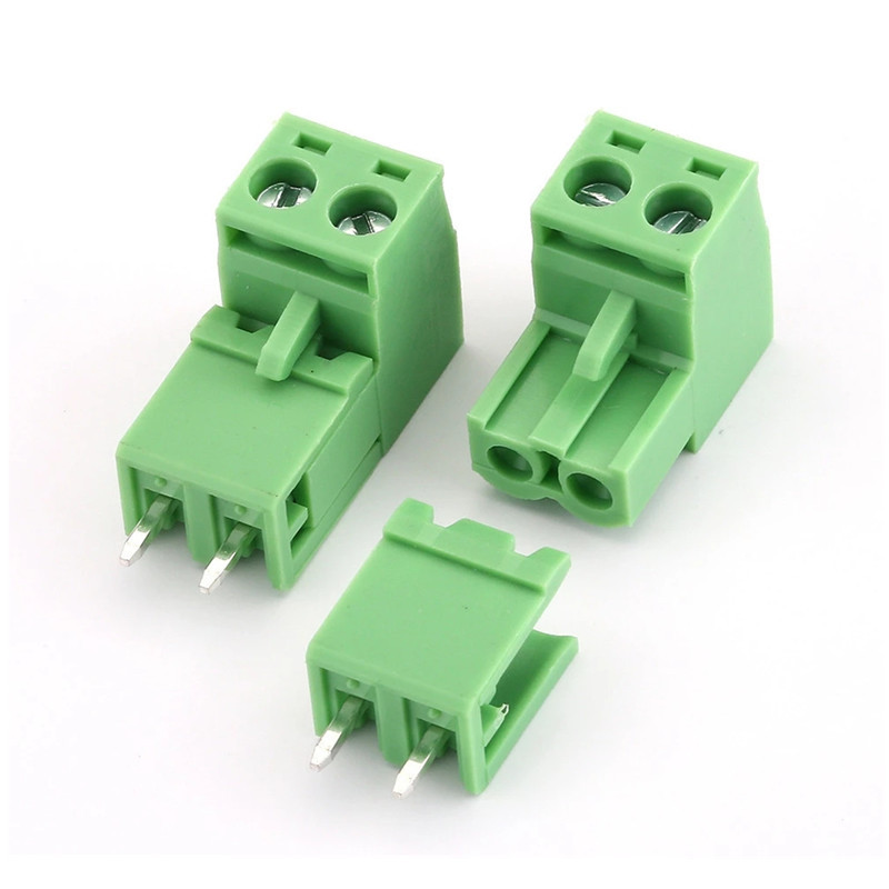 Screw Terminal Block - 10 Sets HT5.08 2Pin Terminal Plug