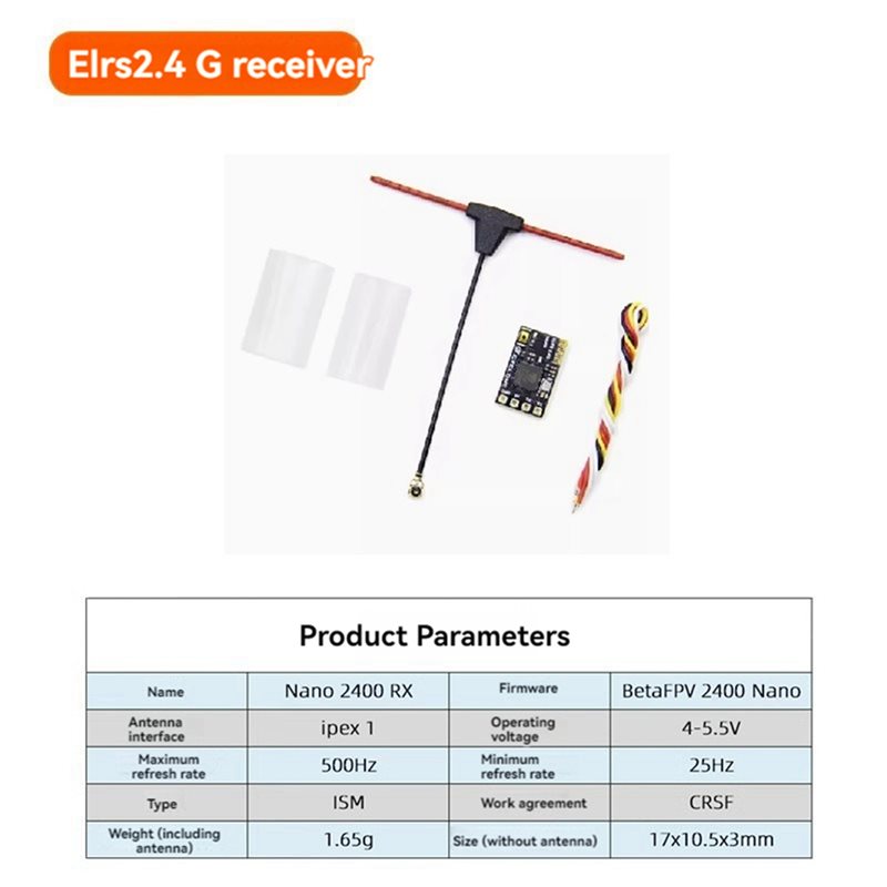 ABXE-5X ELRS Receiver 2.4Ghz N - Antenna 2.4Ghz 评论和价格