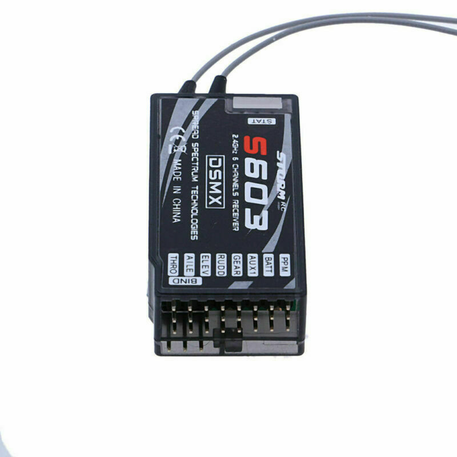 6CH 2.4GHz PPM S603 Receiver w - Antenna 2.4Ghz 评论和价格