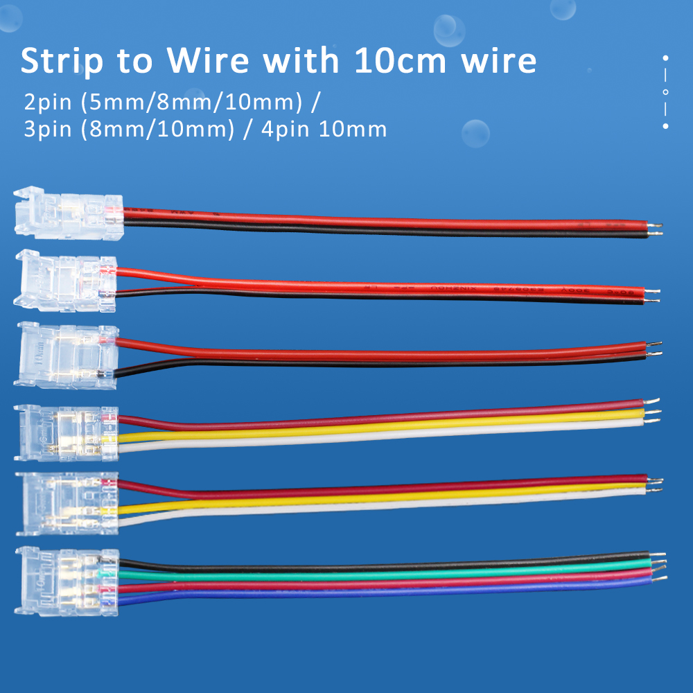 Solderless LED Connector 2 Pin - Jumper Wire Kit 评论和价格