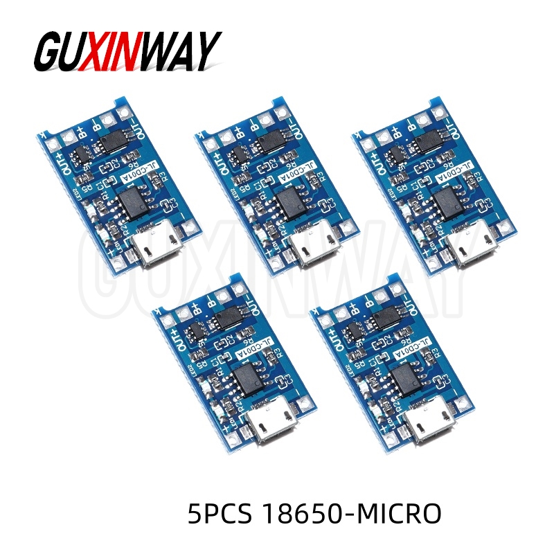 5V 1A 18650 TP4056 Micro/Type- - Li Ion Charger Module 评论和价格