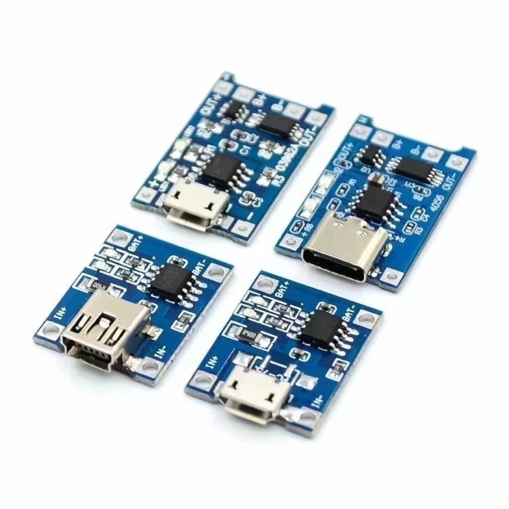 1-20Pcs Type-C/Micro/Mini USB  - Li Ion Charger Module 评论和价格