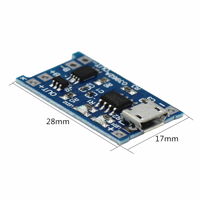 5PCS Micro USB 5V 1A 18650 TP4 - Li Ion Charger Module 评论和价格