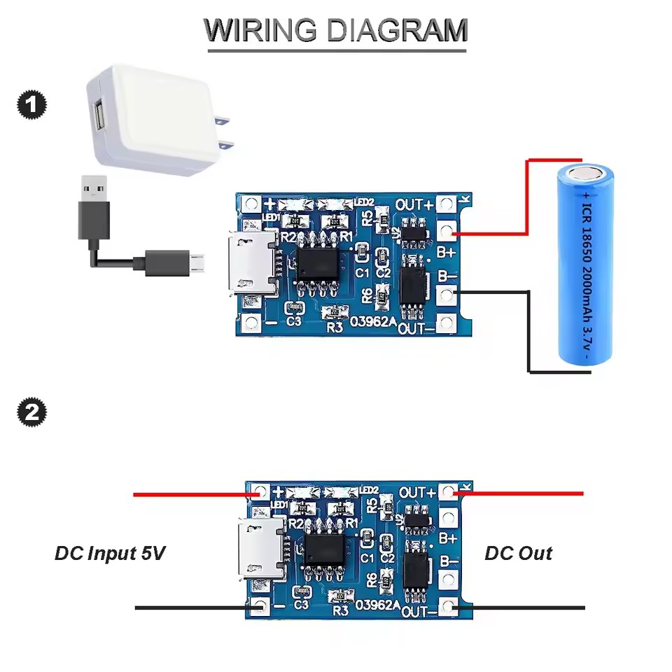 USB Type-C TP4056 Charging Mod - Micro Usb Cable 评论和价格